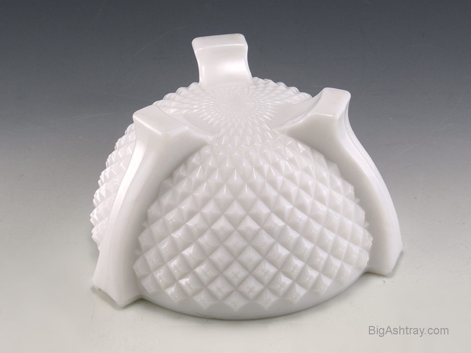 Cigar Ashtray Westmoreland Glass Tripod English Hobnail Vintage - Image 4