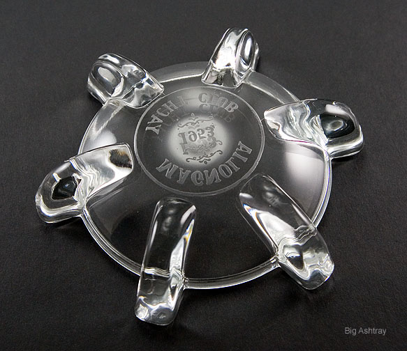 Magnolia Yacht Club 1953 Crystal Ashtray - Image 2