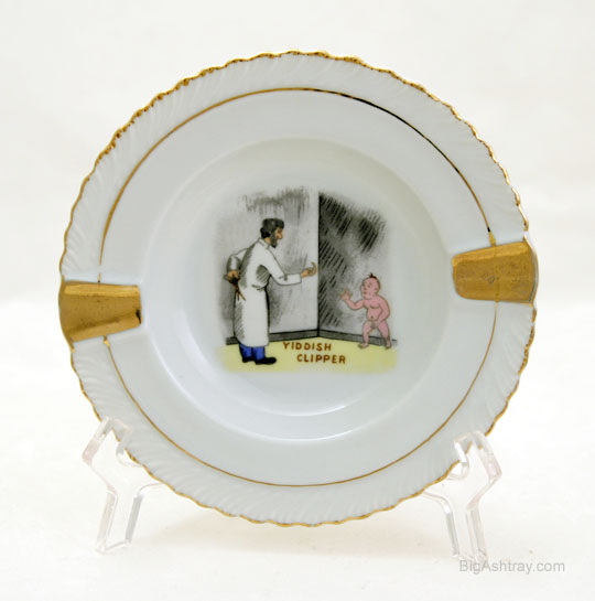 Yiddish Clipper Japanese Style Ashtray